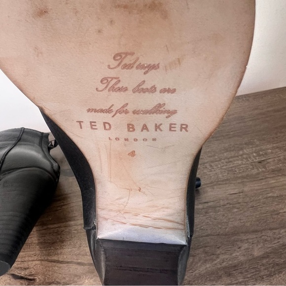 Ted Baker Women’s Ecarna Black Heeled Bootie Size 6 #B1182 - Picture 11 of 13